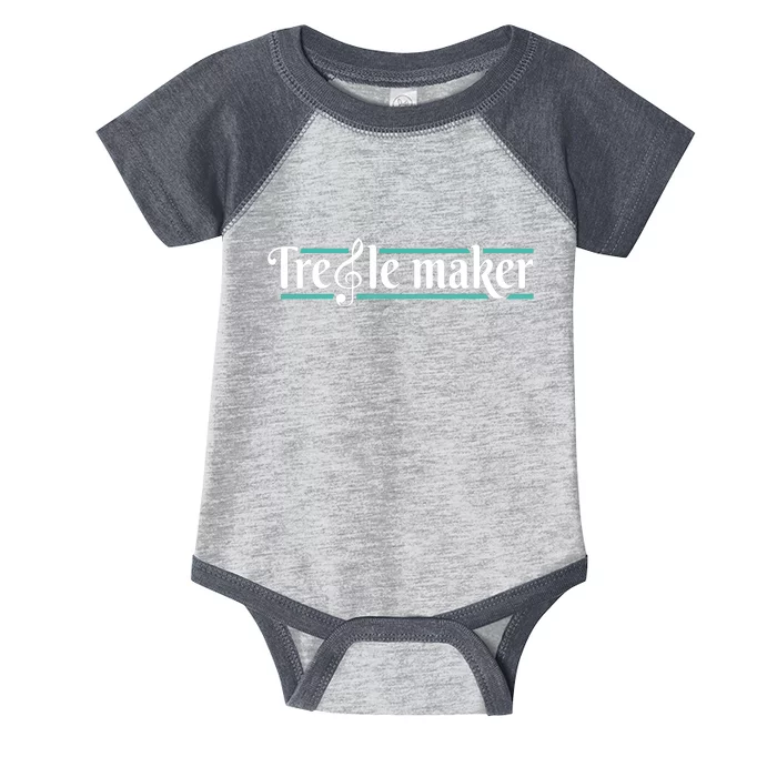 Treble Maker Piano Player Pianist Classical Music Lover Infant Baby Jersey Bodysuit