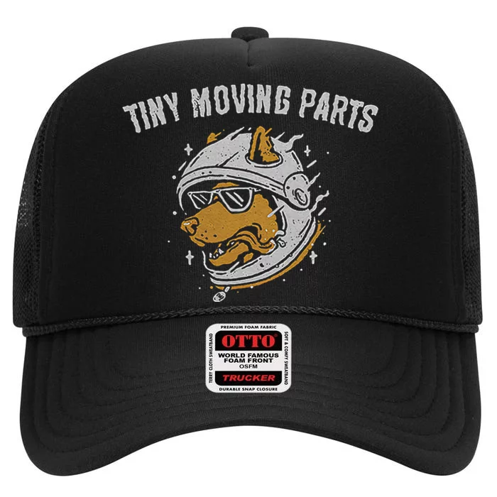 Tiny Moving Part Astro Dog High Crown Mesh Trucker Hat