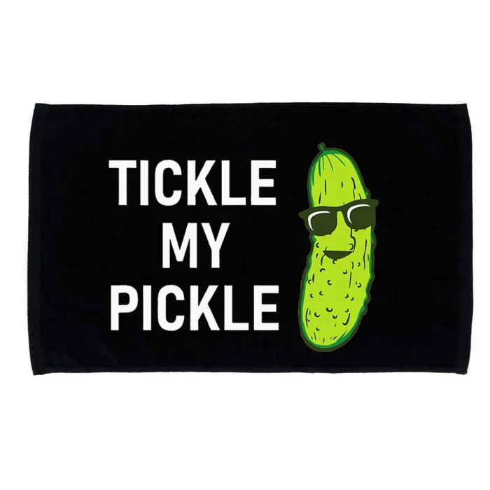 Tickle My Pickle Funny Jokes Sarcastic Microfiber Hand Towel