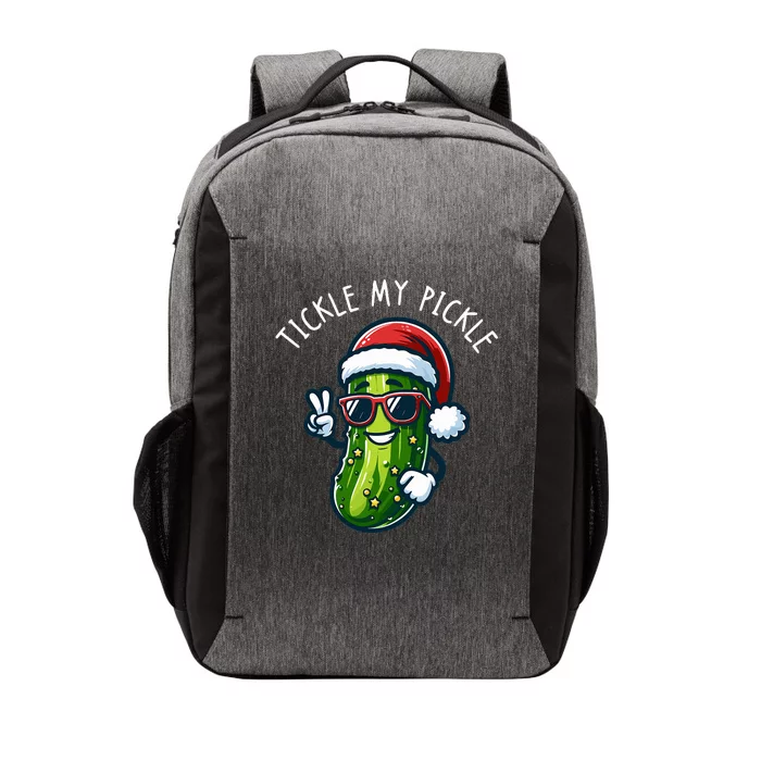 Tickle My Pickle Funny Christmas Xmas Vector Backpack