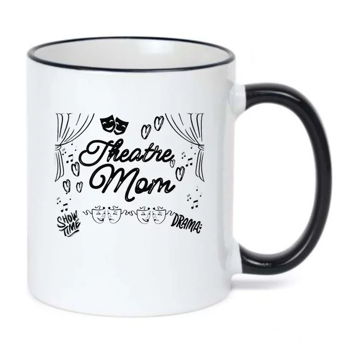 Theatre Mom Performing Arts Black Color Changing Mug