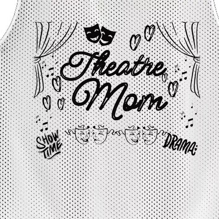 Theatre Mom Performing Arts Mesh Reversible Basketball Jersey Tank