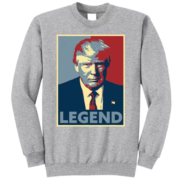 Trump Mugshot Poster The Mugshot Tall Sweatshirt