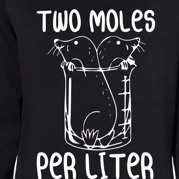 Two Moles Per Liter Womens California Wash Sweatshirt