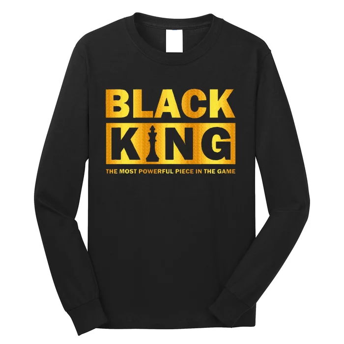 The most powerful piece in the game Black King Long Sleeve Shirt