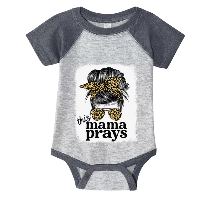 This Mama Prays Christian Mommy Faith Mother's Day Infant Baby Jersey Bodysuit