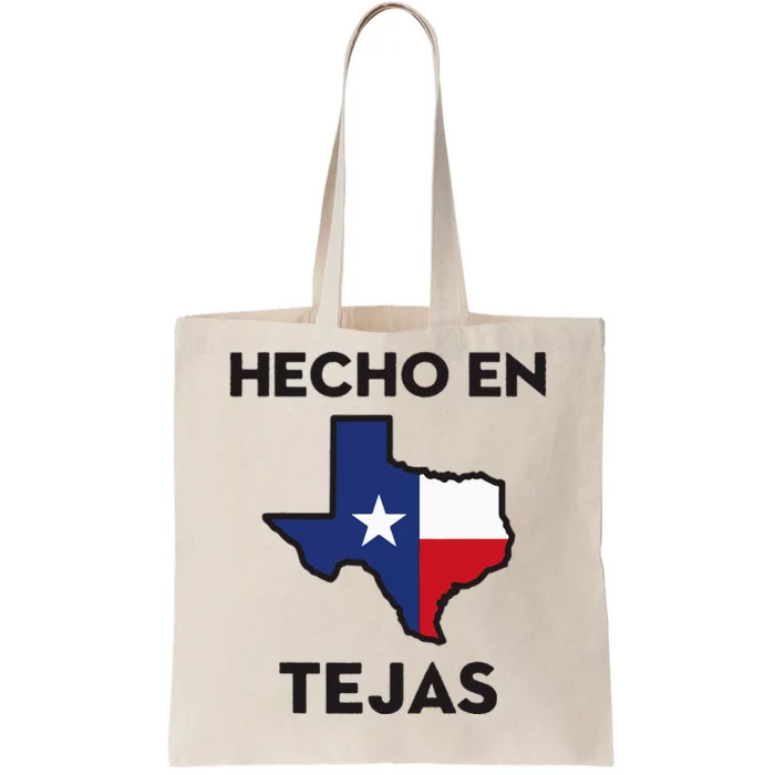 Texan Mexican Roots Hecho En Tejas Mexico Texas American Tote Bag