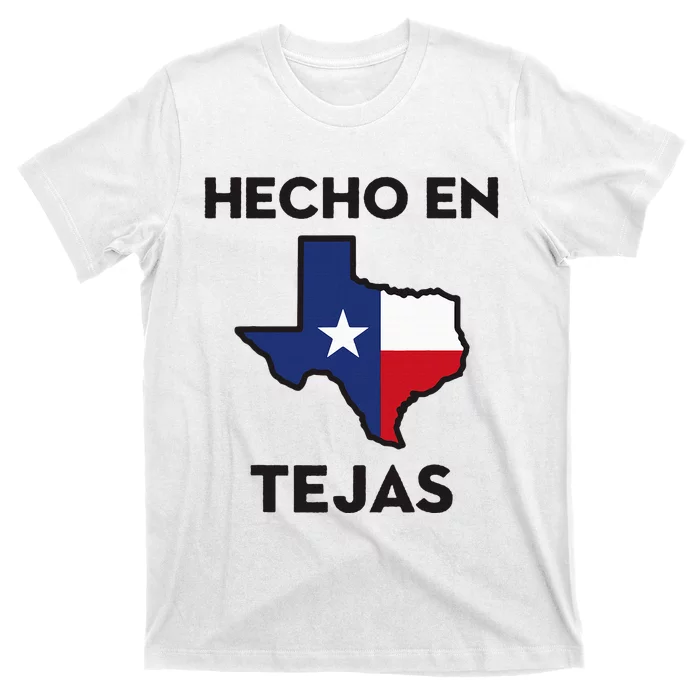 Texan Mexican Roots Hecho En Tejas Mexico Texas American T-Shirt