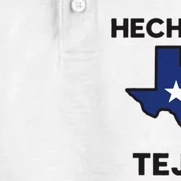 Texan Mexican Roots Hecho En Tejas Mexico Texas American Dry Zone Grid Performance Polo