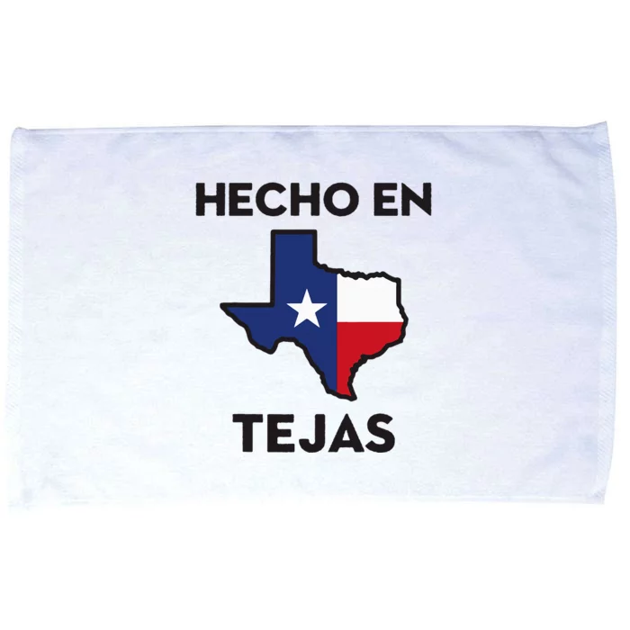 Texan Mexican Roots Hecho En Tejas Mexico Texas American Microfiber Hand Towel