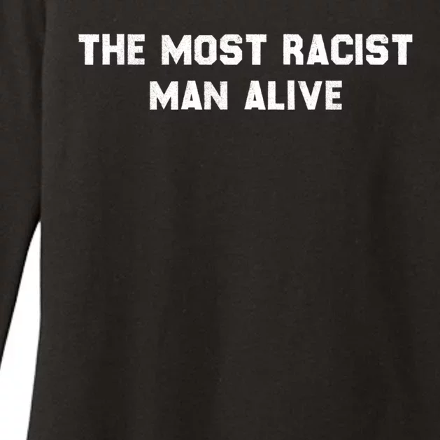 The Most Racist Man Alive Apparel Womens CVC Long Sleeve Shirt