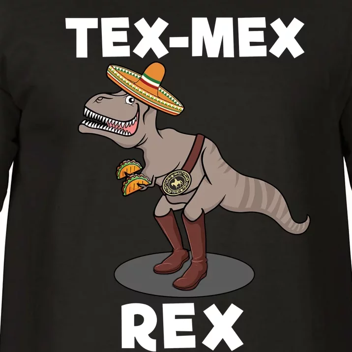 Tex Mex Rex Texas Mexican Cowboy Tyrannosaurus Dinosaur Comfort Colors T-Shirt