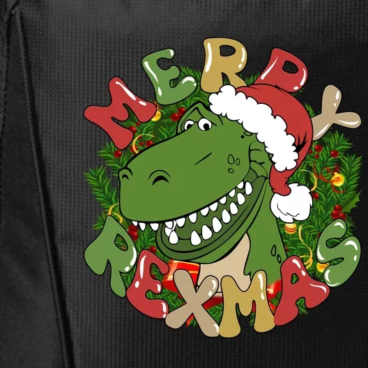 Toy Merry Rexmas Toy Rex Christmas Dinosaur City Backpack