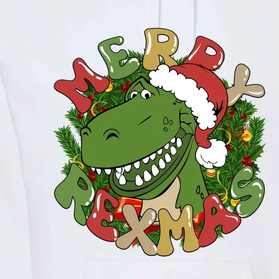 Toy Merry Rexmas Toy Rex Christmas Dinosaur Premium Hoodie