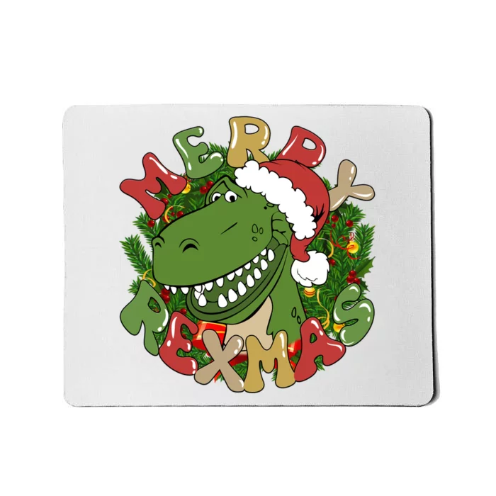 Toy Merry Rexmas Toy Rex Christmas Dinosaur Mousepad