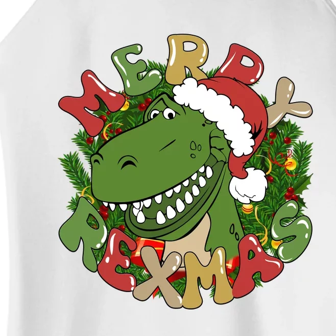 Toy Merry Rexmas Toy Rex Christmas Dinosaur Women’s Perfect Tri Rocker Tank