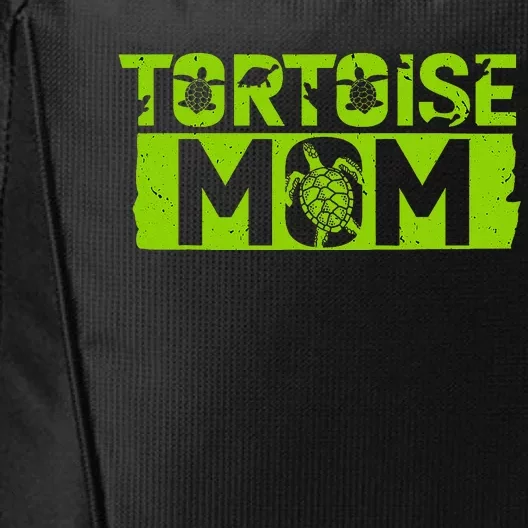 Tortoise Mom Reptiles Tortoiselover City Backpack