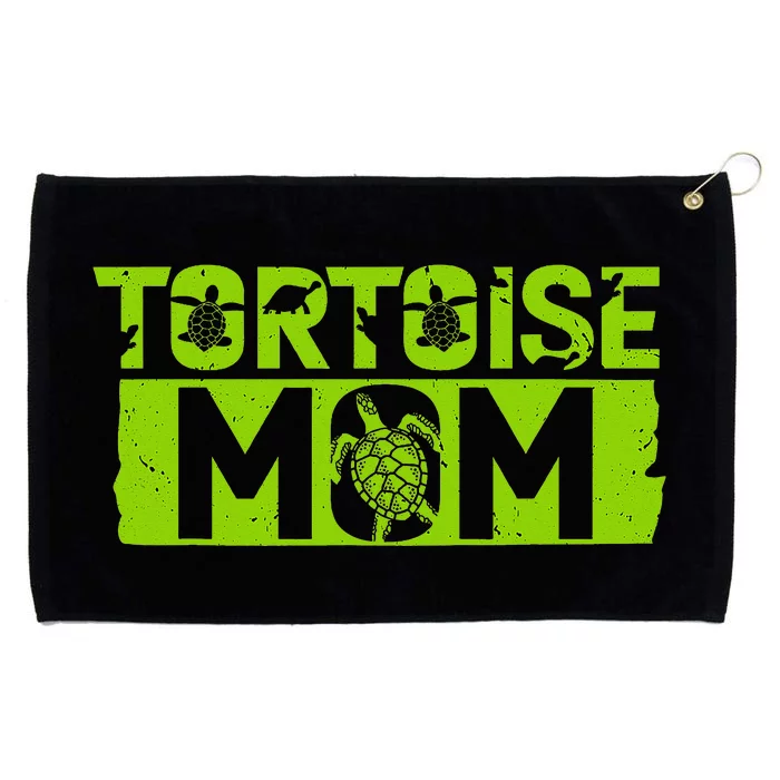 Tortoise Mom Reptiles Tortoiselover Grommeted Golf Towel