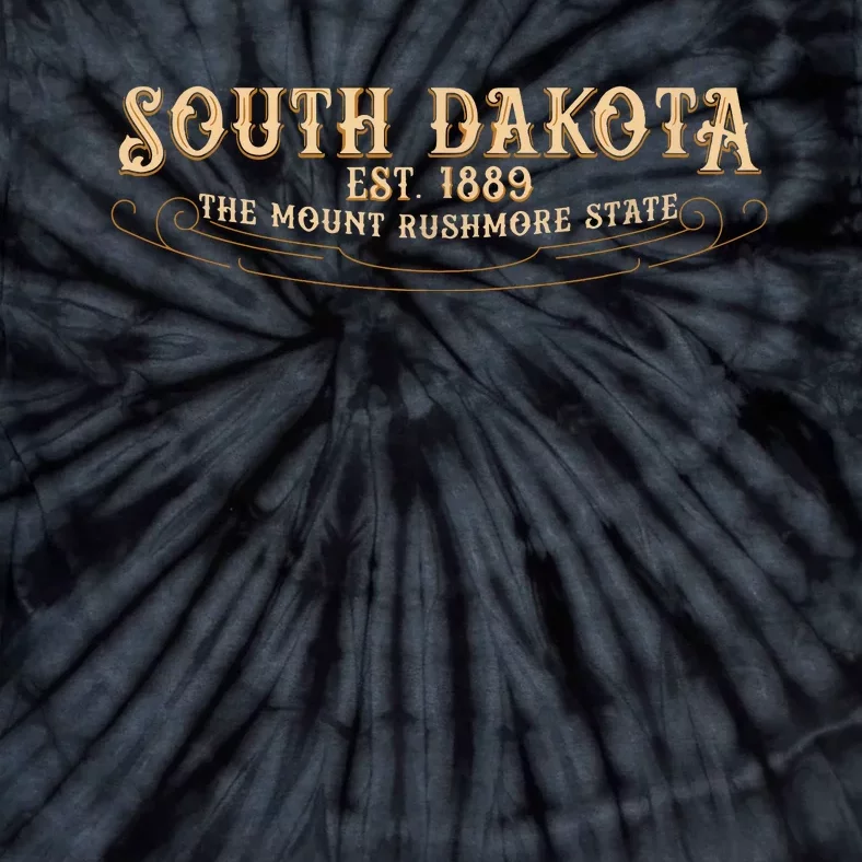 The Mount Rushmore State South Dakota Tie-Dye T-Shirt