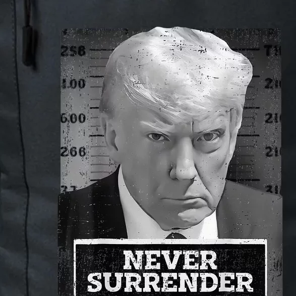 Trump Mug Shot Donald Trump Mug Shot Never Surrender Daily Commute Backpack