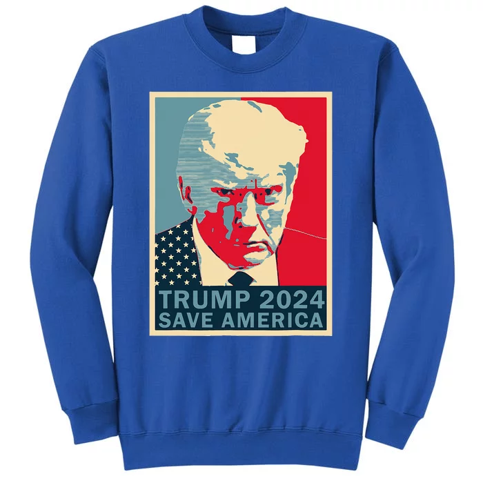 Trump Mug Shot 2024 Save America Trump Sweatshirt