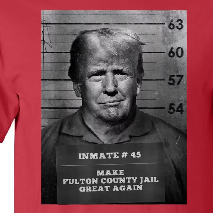 Trump Mug Shot Make Fulton County Jail Great Again Tall T-Shirt