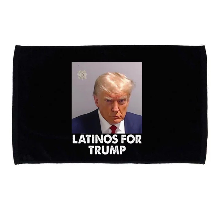 Trump Mug Shot Latinos For Trump Microfiber Hand Towel