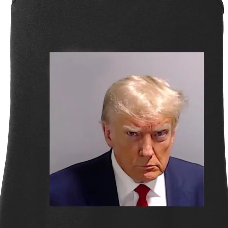 Trump Mug Shot Ladies Essential Tank