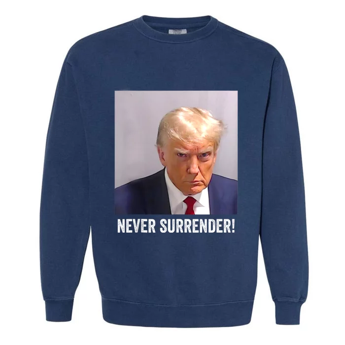 Trump Mug Shot Garment-Dyed Sweatshirt