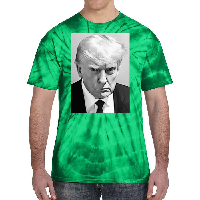 Trump Mug Shot Donald Trump Mug Shot Tie-Dye T-Shirt