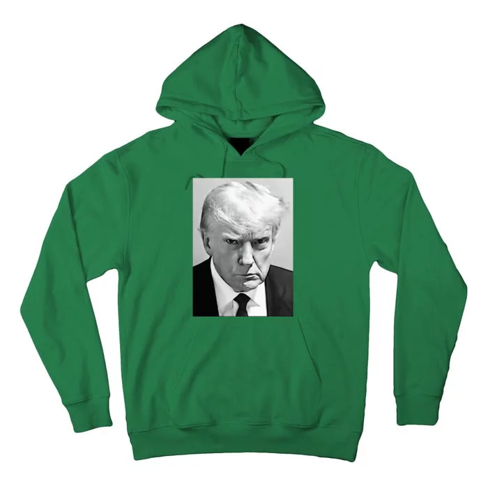 Trump Mug Shot Donald Trump Mug Shot Tall Hoodie