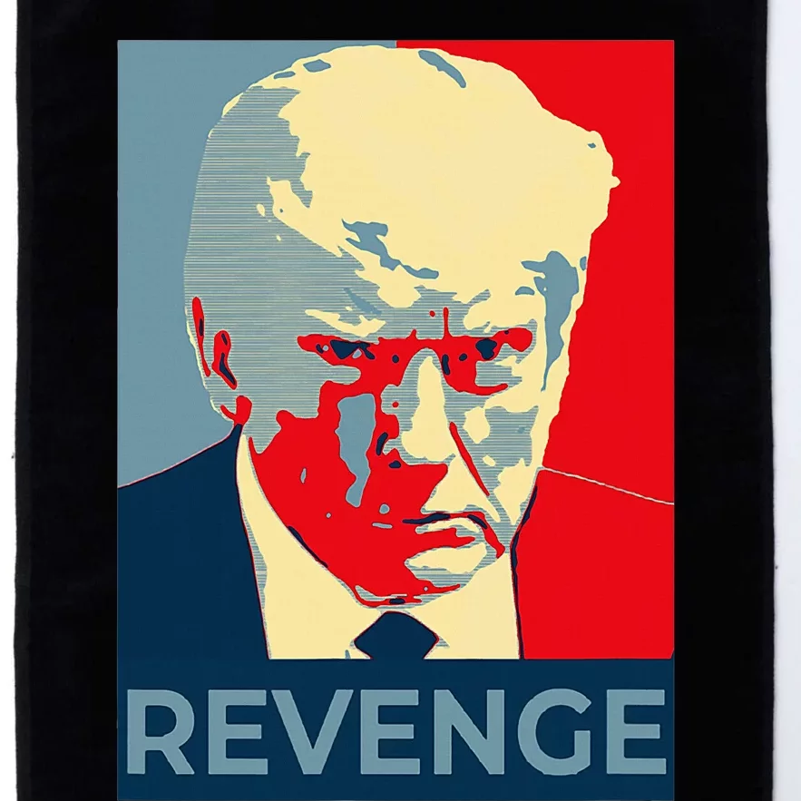 Trump Mug Shot Revenge Platinum Collection Golf Towel