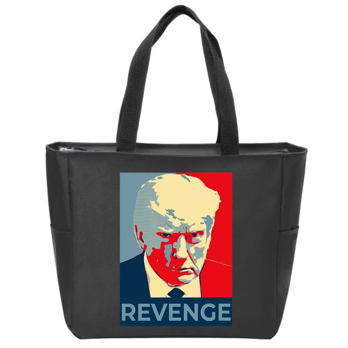 Trump Mug Shot Revenge Zip Tote Bag