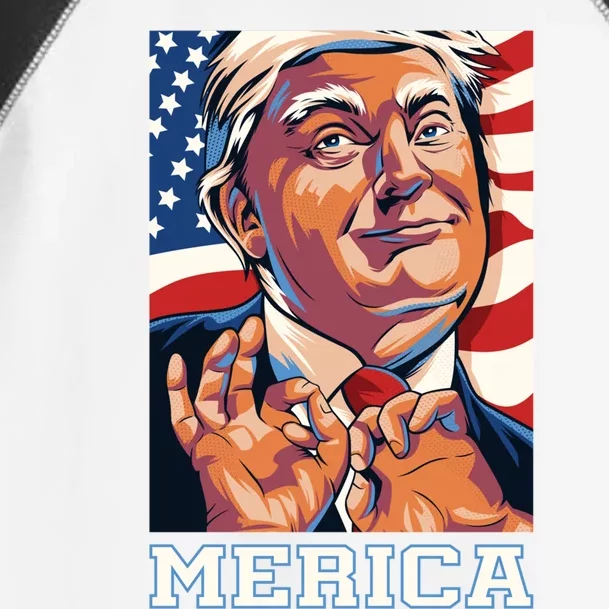 Trump Merica Sarcastic Funny Poster Art Gift Toddler Fine Jersey T-Shirt