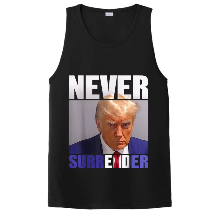 Trump Mug Shot Performance Tank