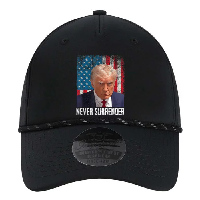 Trump Mug Shot Donald Trump Mug Shot Never Surrender Performance The Dyno Cap