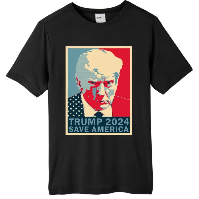 Trump Mug Shot 2024 Save America Trump ChromaSoft Performance T-Shirt