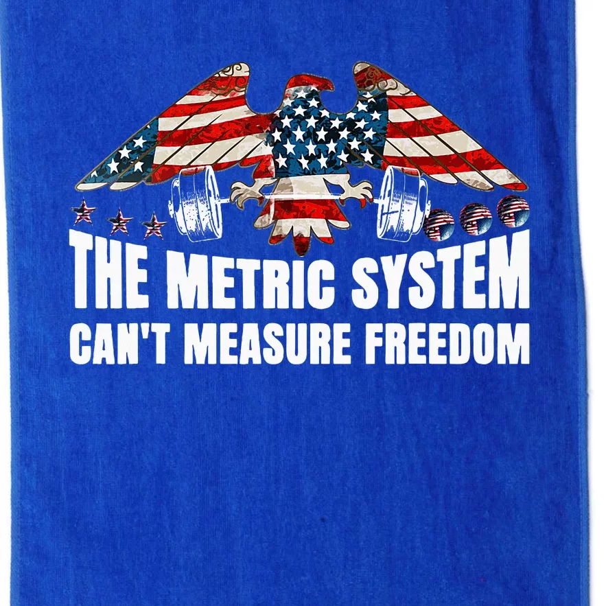 The Metric System CanT Measure Freedom Platinum Collection Golf Towel