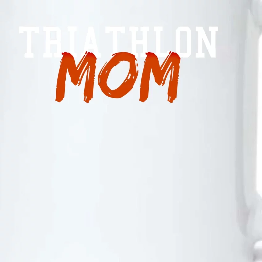 Triathlon Mom Summer Winter Sports Gift Black Color Changing Mug