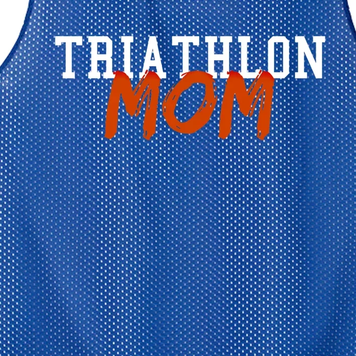 Triathlon Mom Summer Winter Sports Gift Mesh Reversible Basketball Jersey Tank