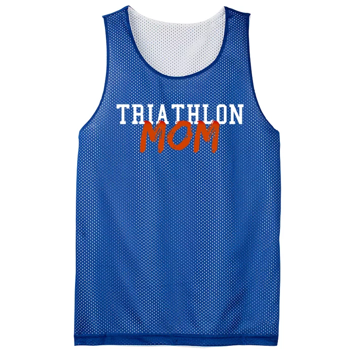 Triathlon Mom Summer Winter Sports Gift Mesh Reversible Basketball Jersey Tank