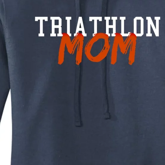 Triathlon Mom Summer Winter Sports Gift Women's Pullover Hoodie