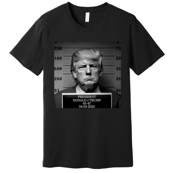 Trump Mug Shot Trump MugShot Premium T-Shirt | TeeShirtPalace