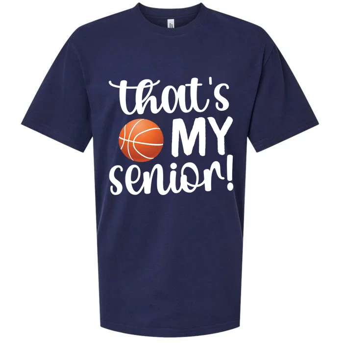 That's My Senior Basketball Senior Mom Senior Mama Gift Sueded Cloud Jersey T-Shirt