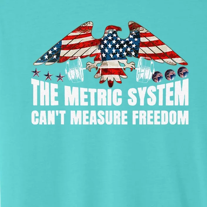 The Metric System CanT Measure Freedom Funny 4th Of July ChromaSoft Performance T-Shirt