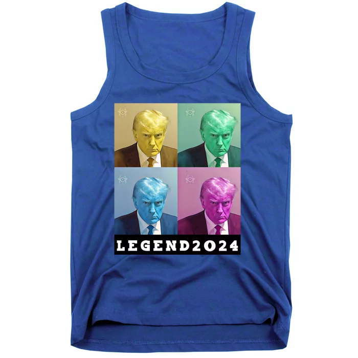 Trump Mug Shot 2024 Legend Gift Tank Top