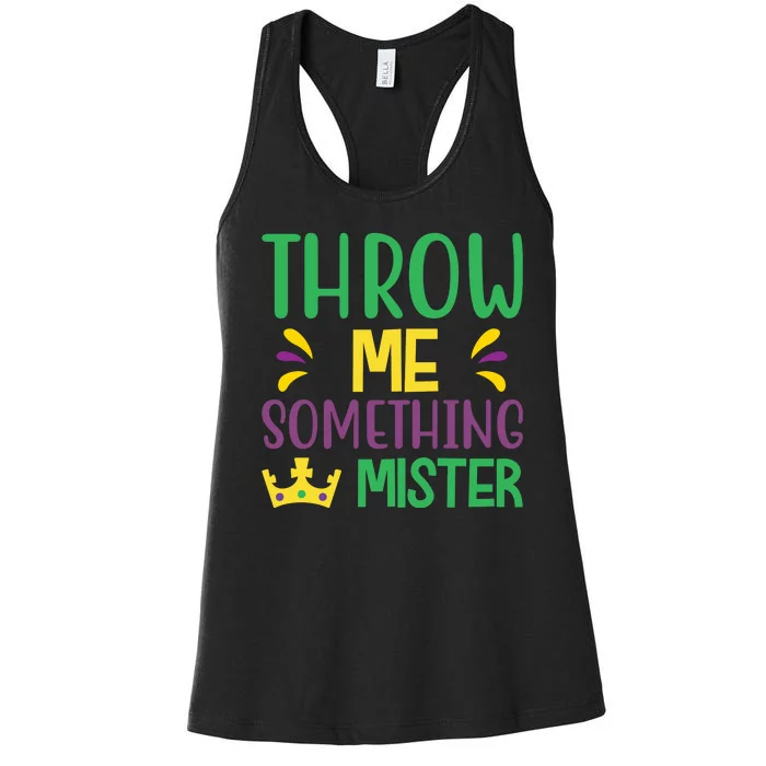 Throw Me Somthing Mister Women's Racerback Tank