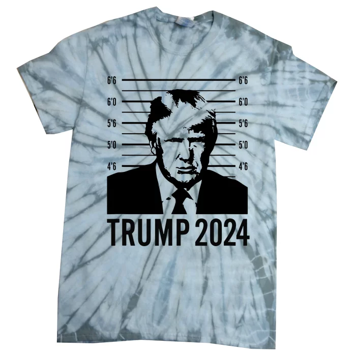 Trump Mug Shot Trump Mugshot 2024 President Tie-Dye T-Shirt