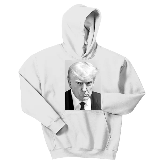 Trump Mug Shot Donald Trump Mug Shot Kids Hoodie