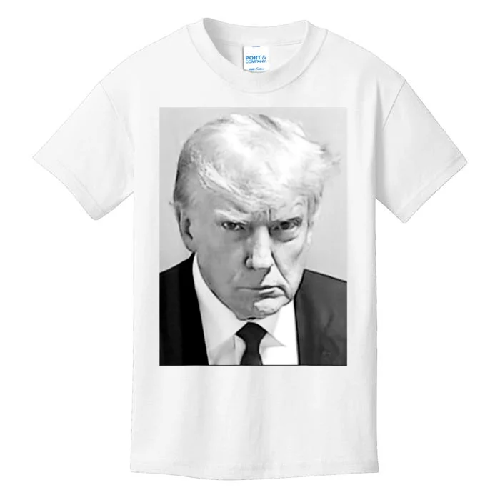 Trump Mug Shot Donald Trump Mug Shot Kids T-Shirt